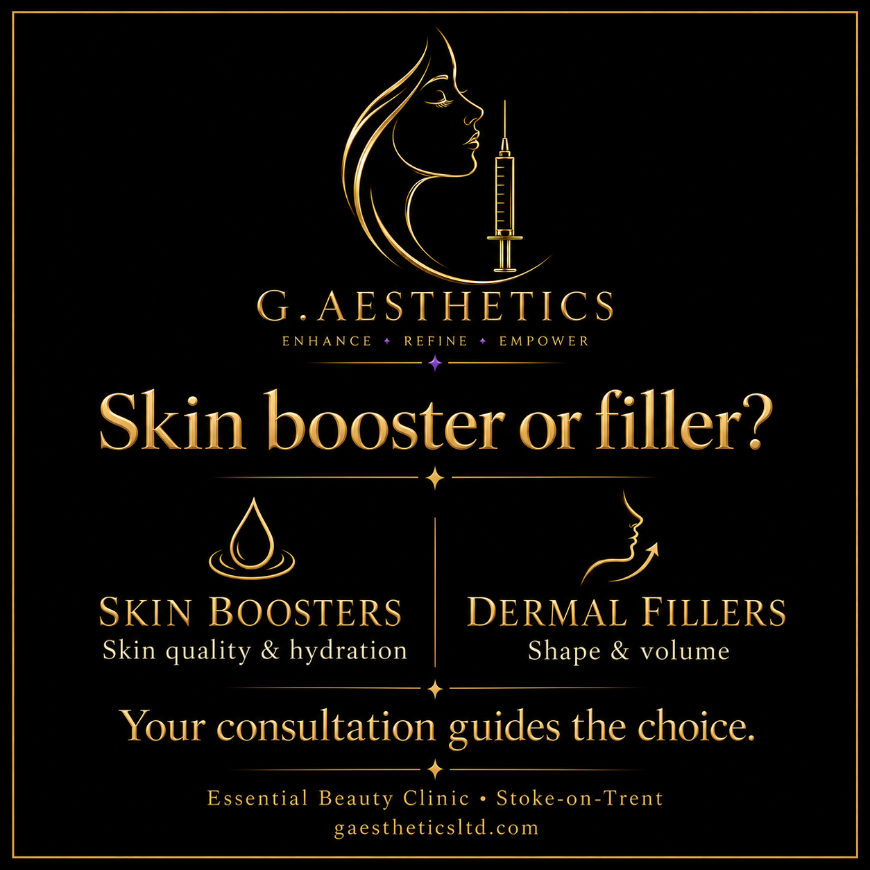 G.Aesthetics — Skin booster or dermal filler?